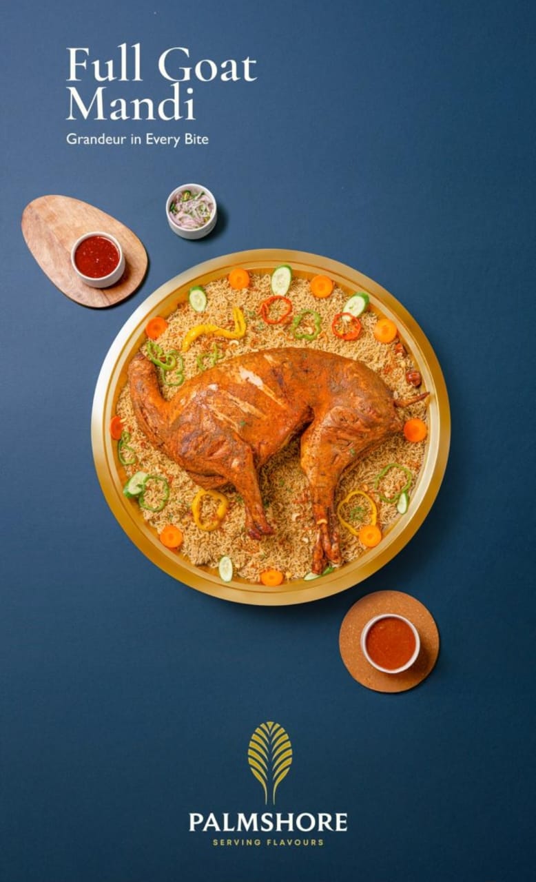 Freshly served Chicken Biryani platter