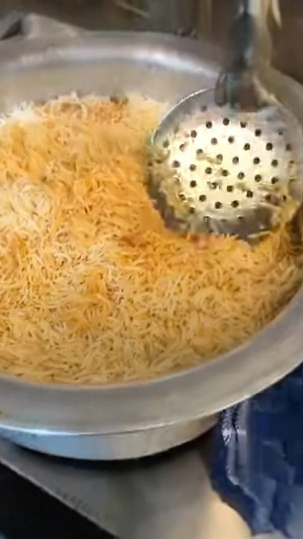 Hyderabadi style Chicken Biryani in pot