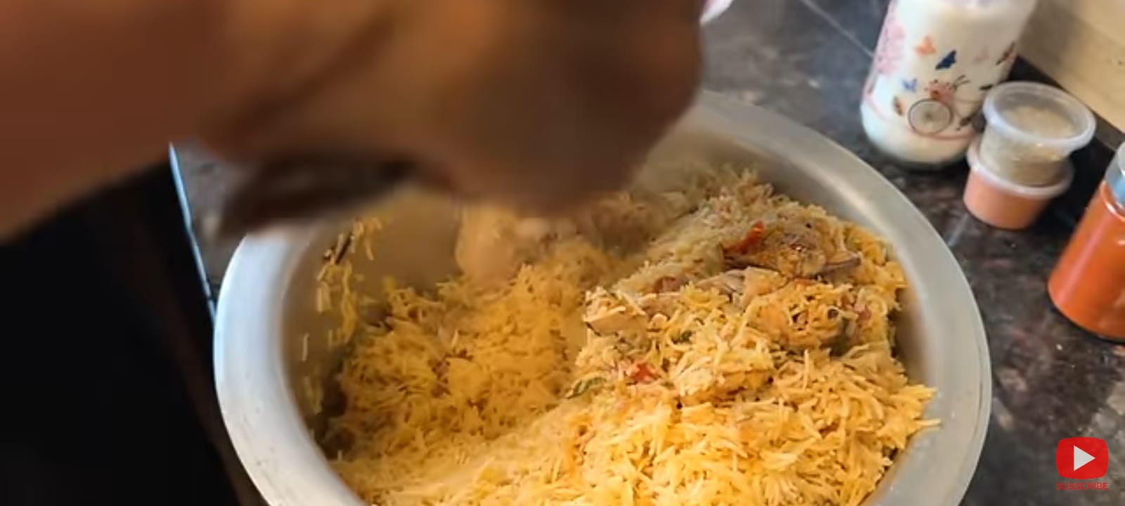 Spicy South Indian Chicken Biryani